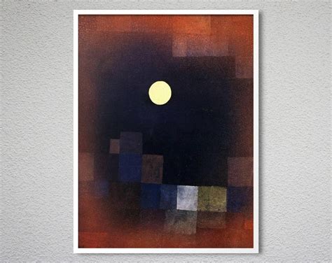 Moonrise by Paul Klee Fine Art Print Poster Paper or Canvas - Etsy