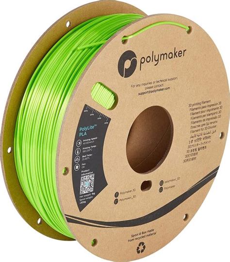 Polymaker Polylite Silk Pla Vert Lime Multitech D