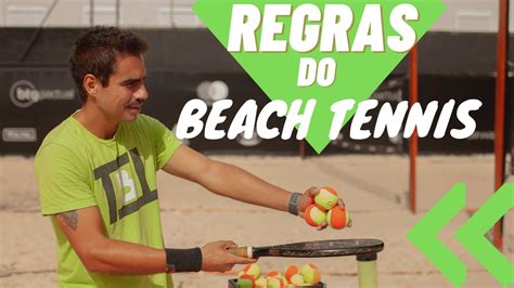 Como Funcionam As Regras Do Beach Tennis Youtube