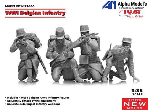 Icm Wwi Belgian Infantry Alphamodels