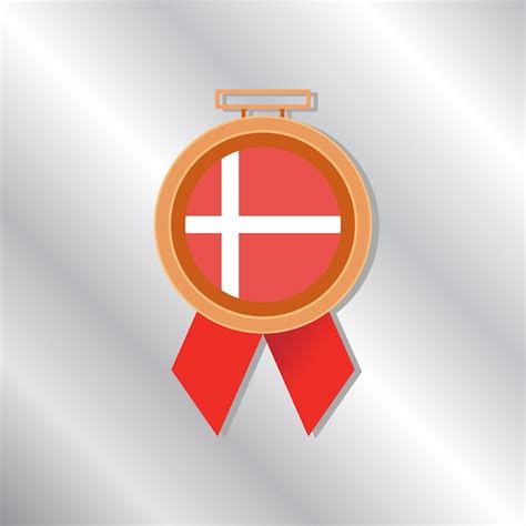 Premium Vector Illustration Of Denmark Flag Template