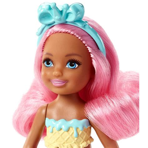 Mattel Barbie Dreamtopia Bonbon Chelsea Mermaid Mini Doll Fkn Fkn