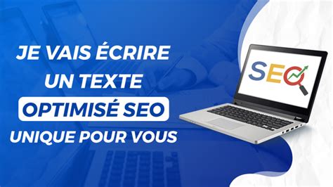 Je Vais Crire Un Texte Optimis Seo De Mots Par Stael