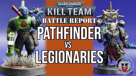 Pathfinders VS Legionaries Warhammer 40K Kill Team Batrep YouTube