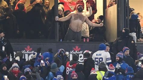 Jason Kelce S Shirtless Antics At Chiefs Bills Game Did Not Surprise Mum Donna Mirror Online