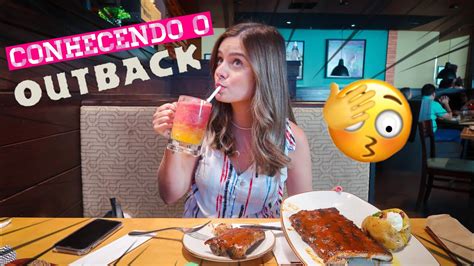 Minha Primeira Vez Comendo No Outback Youtube