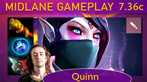 New Patch 7 36c Quinn Templar Assassin KDA 24 KP 65 Mid