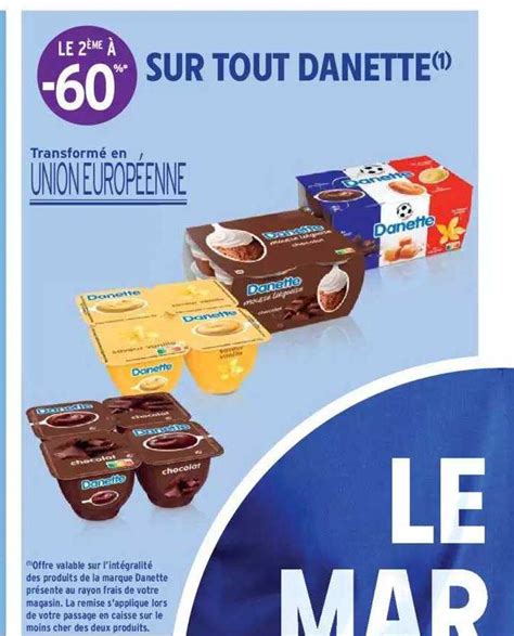 Promo Tout Danette chez Intermarché Hyper iCatalogue fr