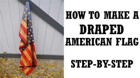 How To Make A Draped American Flag Step By Step Easy Diy Project