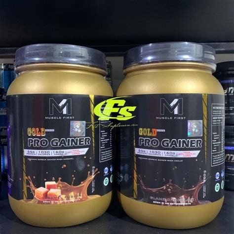 Jual MUSCLE FIRST PRO GOLD GAINER 2 LBS M1 PROGOLD GAIN MASS SUSU