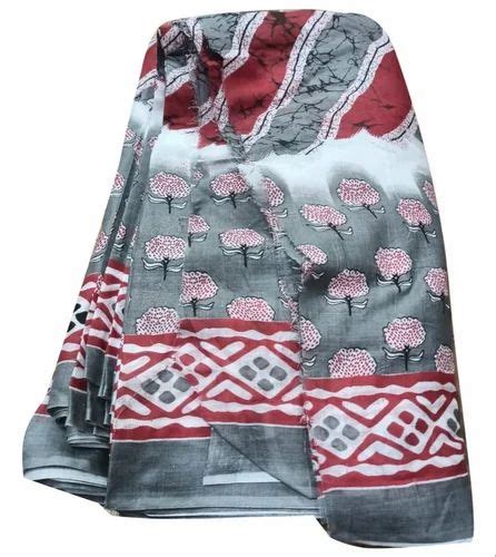 Printed Chanderi Fabric Digital Prints Multicolour At Rs Meter In