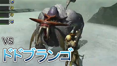 【へっぽこハンターが行くmhxx】vs雪獅子ドドブランゴ Youtube