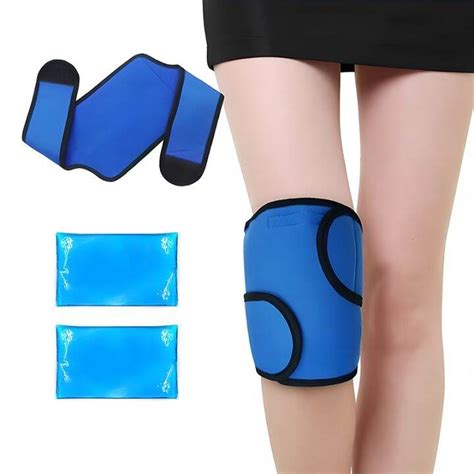 Knee Cold Gel Pack For Injury Reusable Hot Cold Ice Pack For Swelling Muscle Soreness Joint Pain