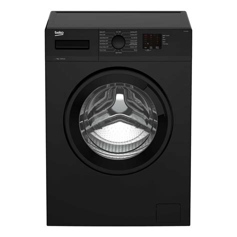 Beko Wtk72041b 7kg 1200rpm Slim Depth Washing Machine In Black