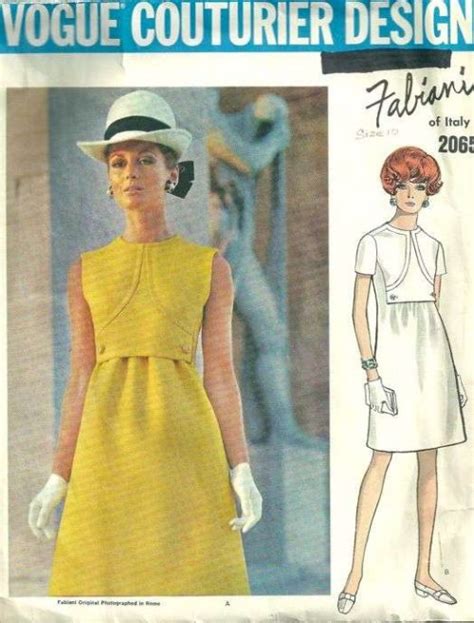 Vogue A Line Fabiani Dress Pattern S Couturier Design Fauxlero