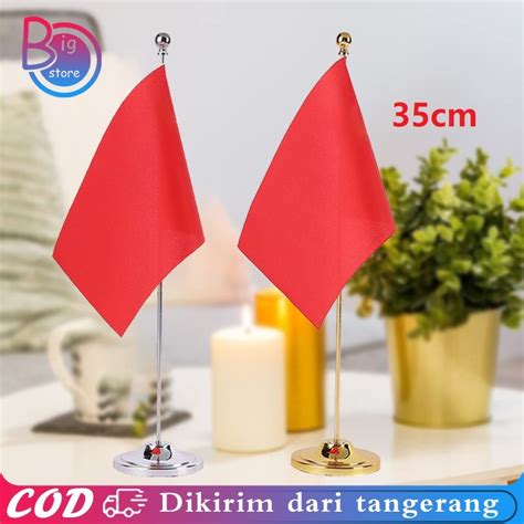 Jual Set Bendera Negara Meja Dan Tiang Metal Stand Tiang Bendera Meja