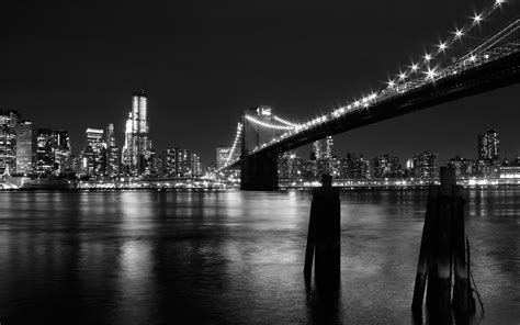 Wallpaper City Cityscape Night Reflection Symmetry Skyline