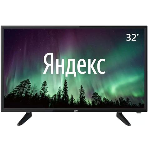 32" Телевизор Leff 32H520T 2020 LED на платформе Яндекс.ТВ, черный ...