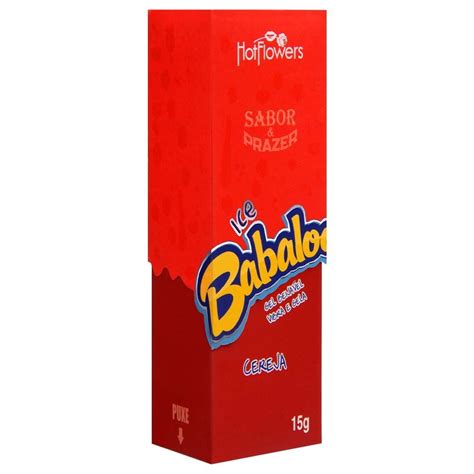 Babaloo Gel Vibrador Ice Beijável g Hot Flowers Gall