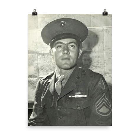 john basilone poster print etsy