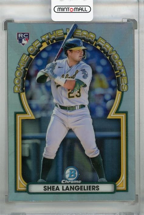 Mint Topps Bowman Oakland Athletics Shea Langeliers