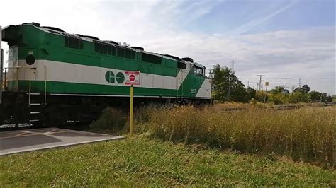 Eastbound Go Train Departs St Cathartines Towards Toronto Youtube