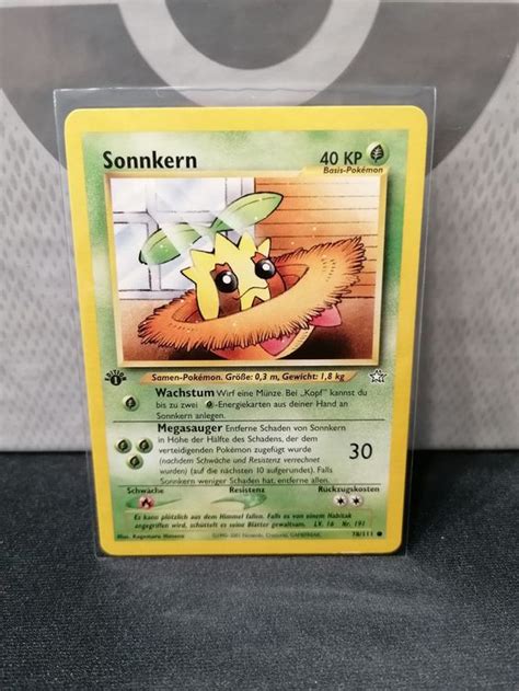 1 EDITION SONNKERN NEO GENESIS 2001 POKEMON KARTE Kaufen Auf Ricardo