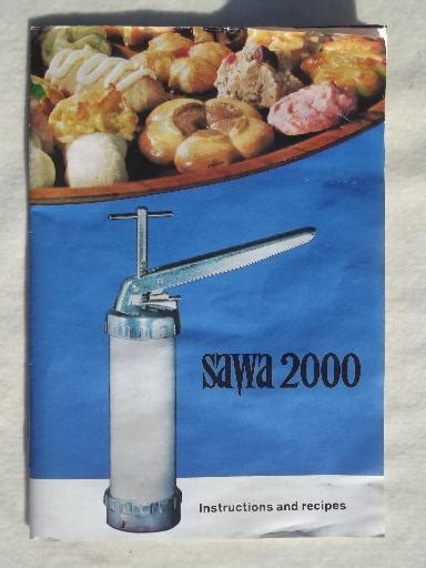 Swedish Spritz Cookie Press Sawa 2000 Cookie Gun W Instructions And Recipe