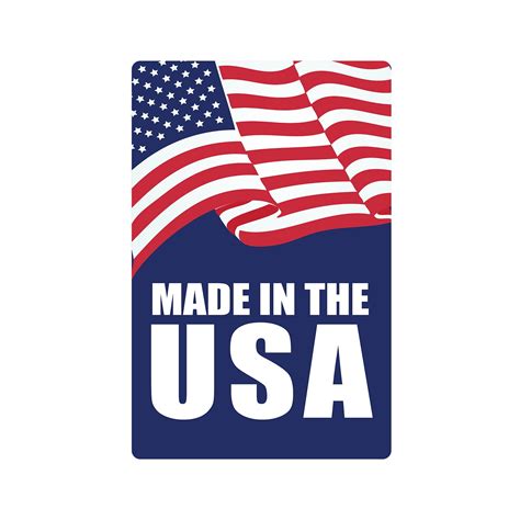 SignMission 8 x 12 in. Made in the Usa Decal - Patriotic Pride Created
