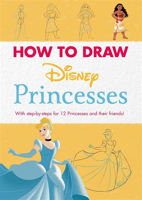 Disney Cómo dibujar princesas Con paso a paso para 12 princesas y sus