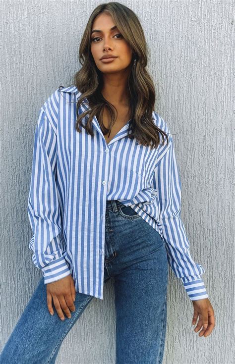 Blue Striped Shirt Outfit Artofit