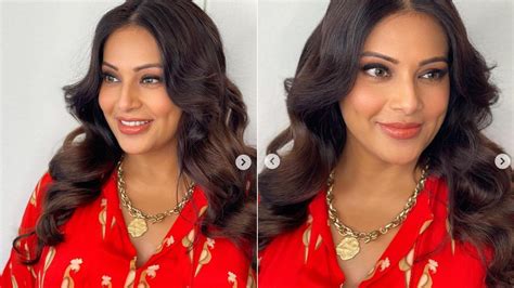 Mom To Be Bipasha Basu Looks Radiant In Red Kaftaan