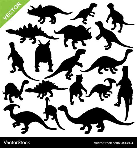 Cute Dinosaur Silhouette SVG