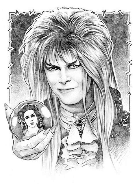 Dave Nestler, Bowie, Labyrinth, Goblin King movie art 11x17" signed print | eBay | Goblin king ...