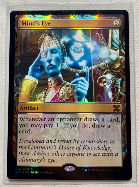 Mind S Eye Foil Mtg Masterpiece Series Kaladesh Inventions Magic