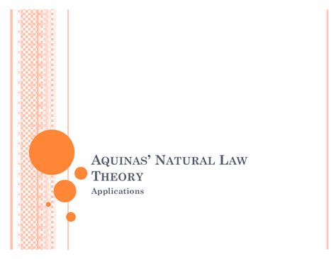 (PPT) Aquinas' Natural Law Theory | Fidel Arnecillo - Academia.edu