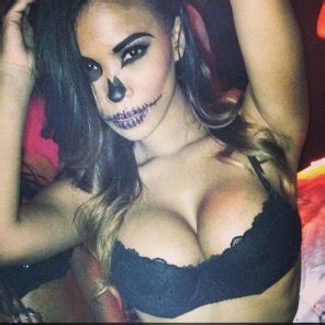 Playmate Leola Bell Showing Off Her Halloween Outfit Porn Pic