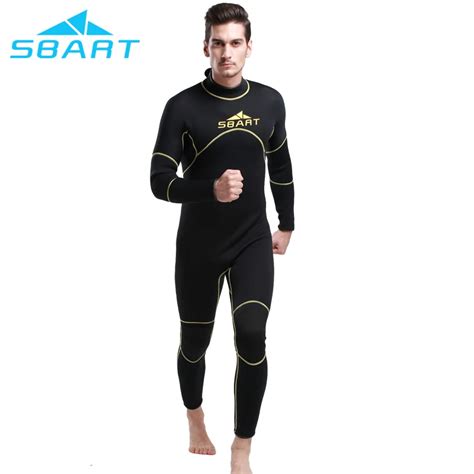 Sbart Hombres De Una Pieza De 3mm De Neopreno Trajes De Neopreno Traje