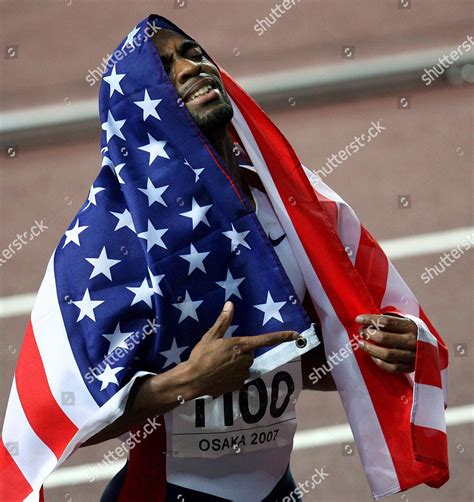 Tyson Gay Usa Celebrates Winning 200m Editorial Stock Photo Stock Image Shutterstock