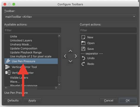 How to Turn On Pen Pressure Sensitivity in Krita