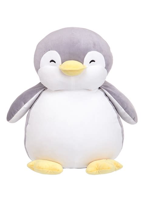 Peluche Pingüino Grande Gris — Miniso Uruguay