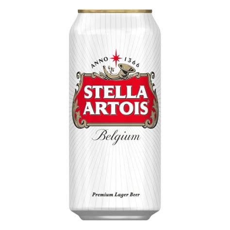 Buy Stella Artois Belgium Premium Lager Beer Cans 24 X 440ml Online