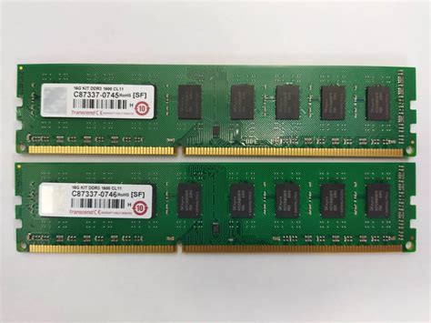 Yahooオークション 簡易チェック済み デスク用 Transcend Ddr3 1600