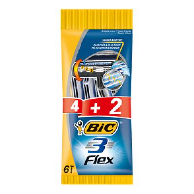 Купити Bic Flex 3 станки для гоління /3 леза/ 4+2шт, ціна 122.99 грн ...