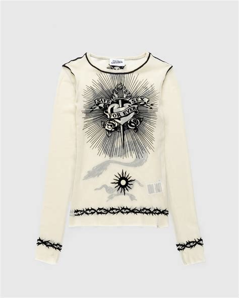 Jean Paul Gaultier Safe Sex Tattoo Top Nude Highsnobiety Shop