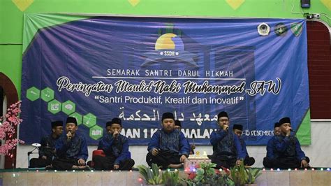 MAN 1 KOTA MALANG MA HAD DARUL HIKMAH SSDH LOMBA KREASI SHOLAWAT