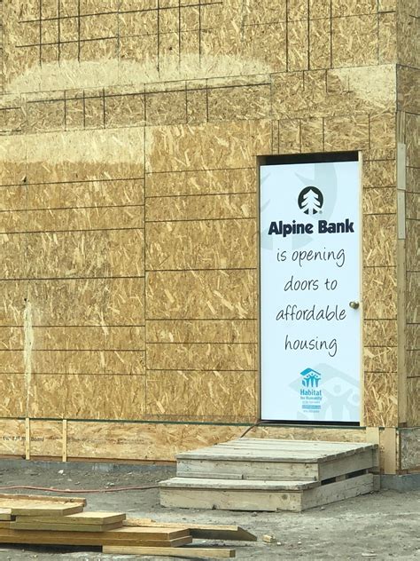 Alpine Bank in Montrose Donates to Habitat for Humanity
