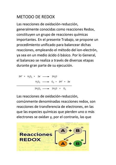 Calaméo Metodo De Redox 1