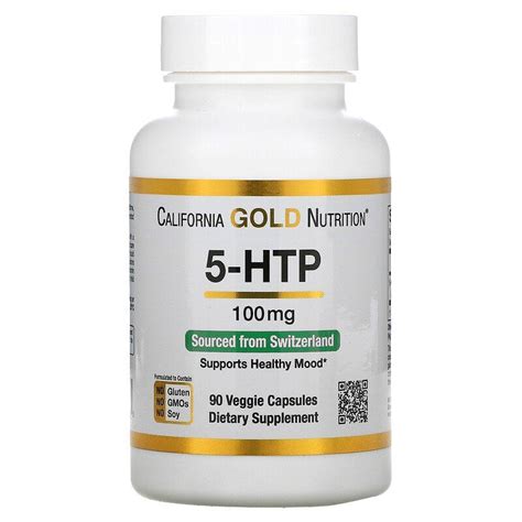 Купить California Gold Nutrition, 5-гидрокситриптофан, экстракт семян ...
