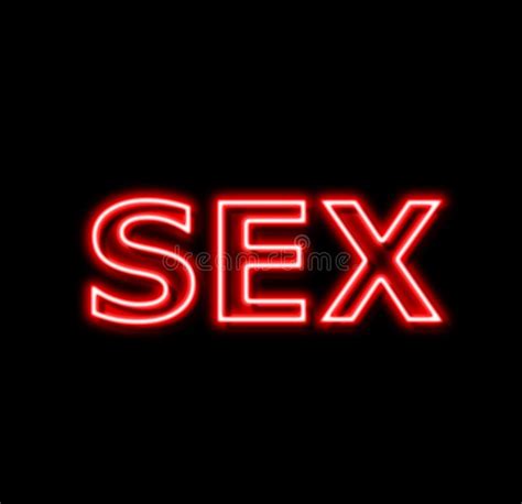 Sex Hot Red Neon Sign Stock Illustration Illustration Of Entrance 99968464